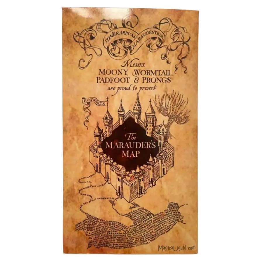 نقشه غارتگر هری پاتر Marauder’s Map — تصویر ۷