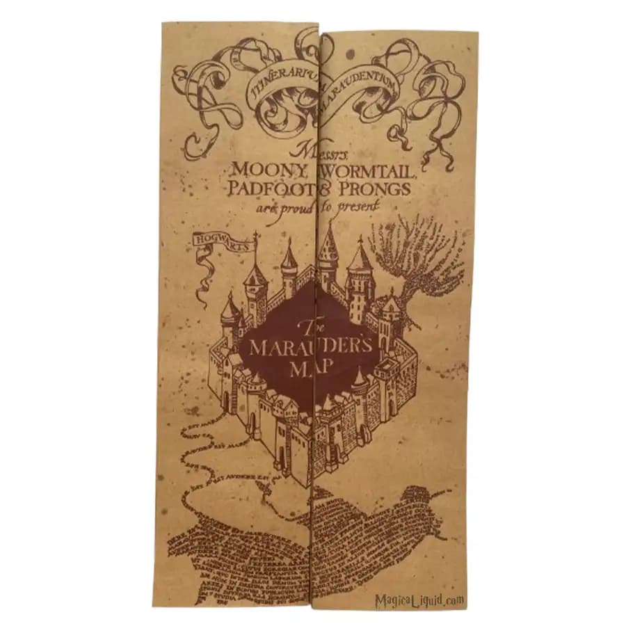 نقشه غارتگر هری پاتر Marauder’s Map