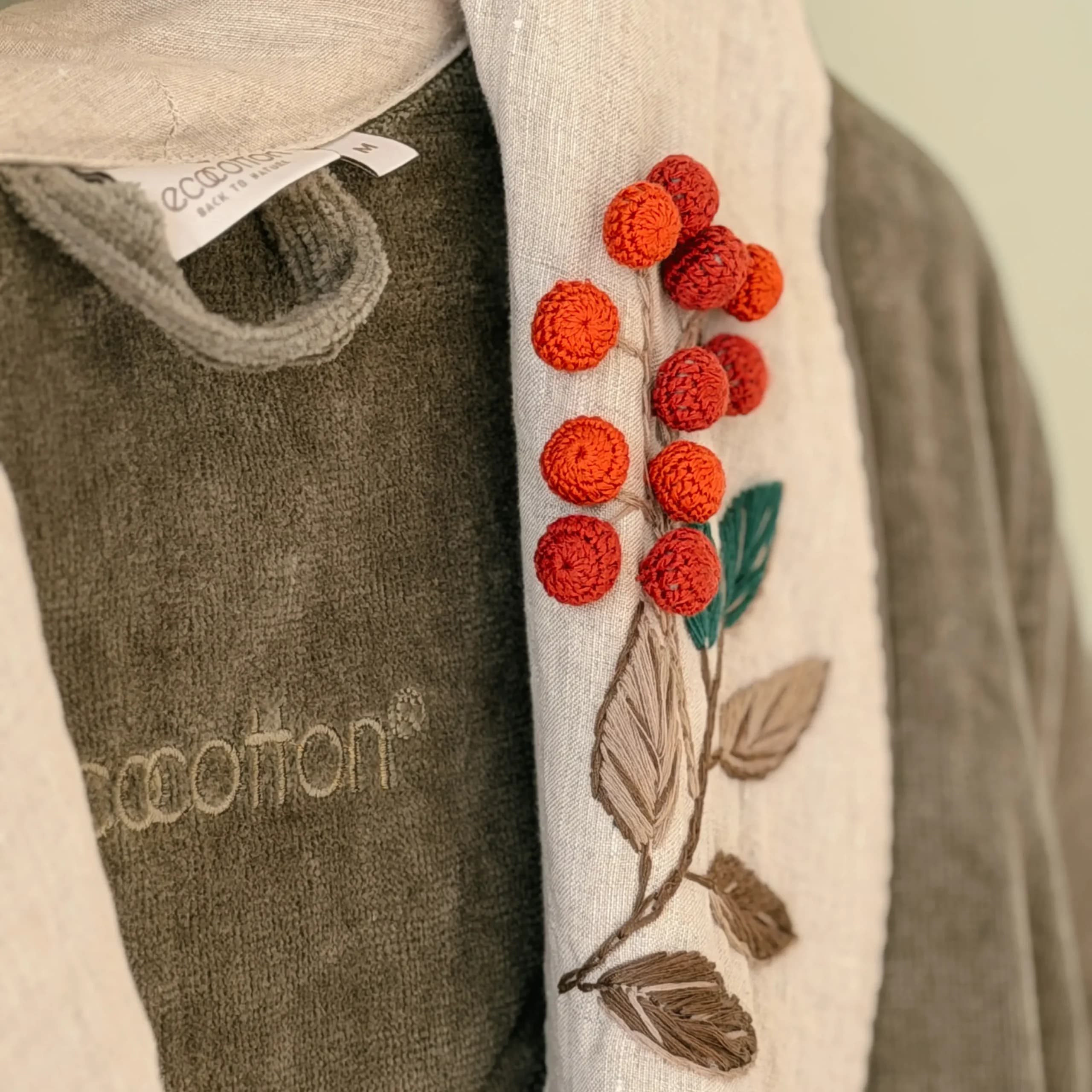 حوله تن پوش زنانه برند ecocotton مدل Duru — تصویر ۴