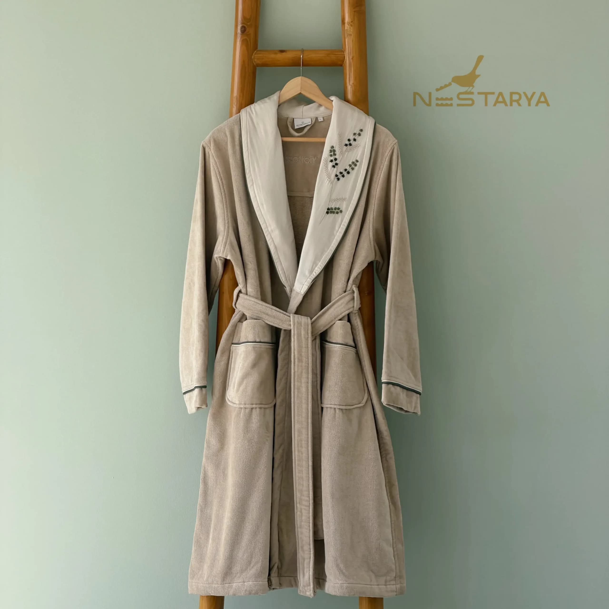 حوله تن پوش زنانه برند ecocotton مدل Derin — تصویر ۲