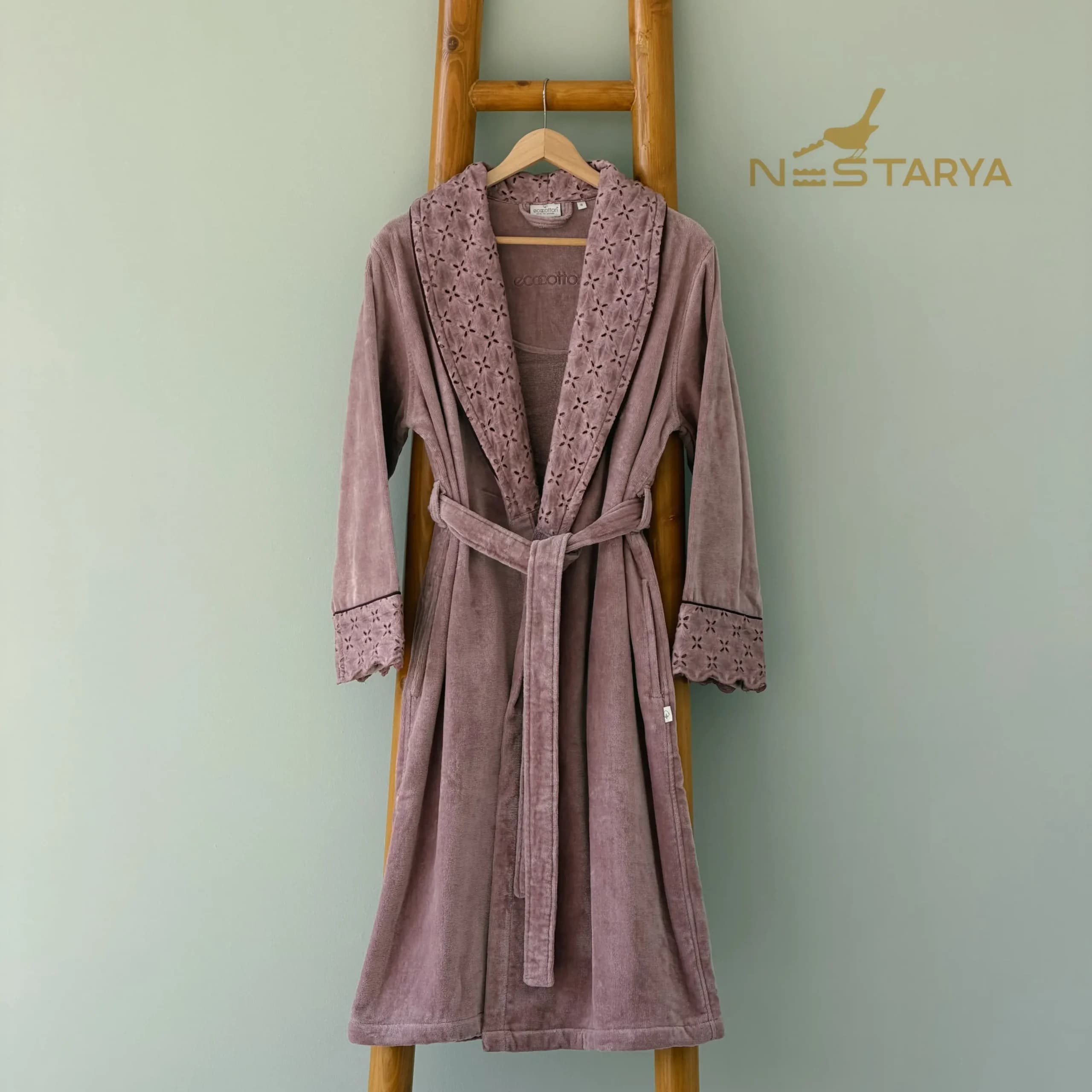 حوله تن پوش زنانه برند ecocotton مدل Ella — تصویر ۲