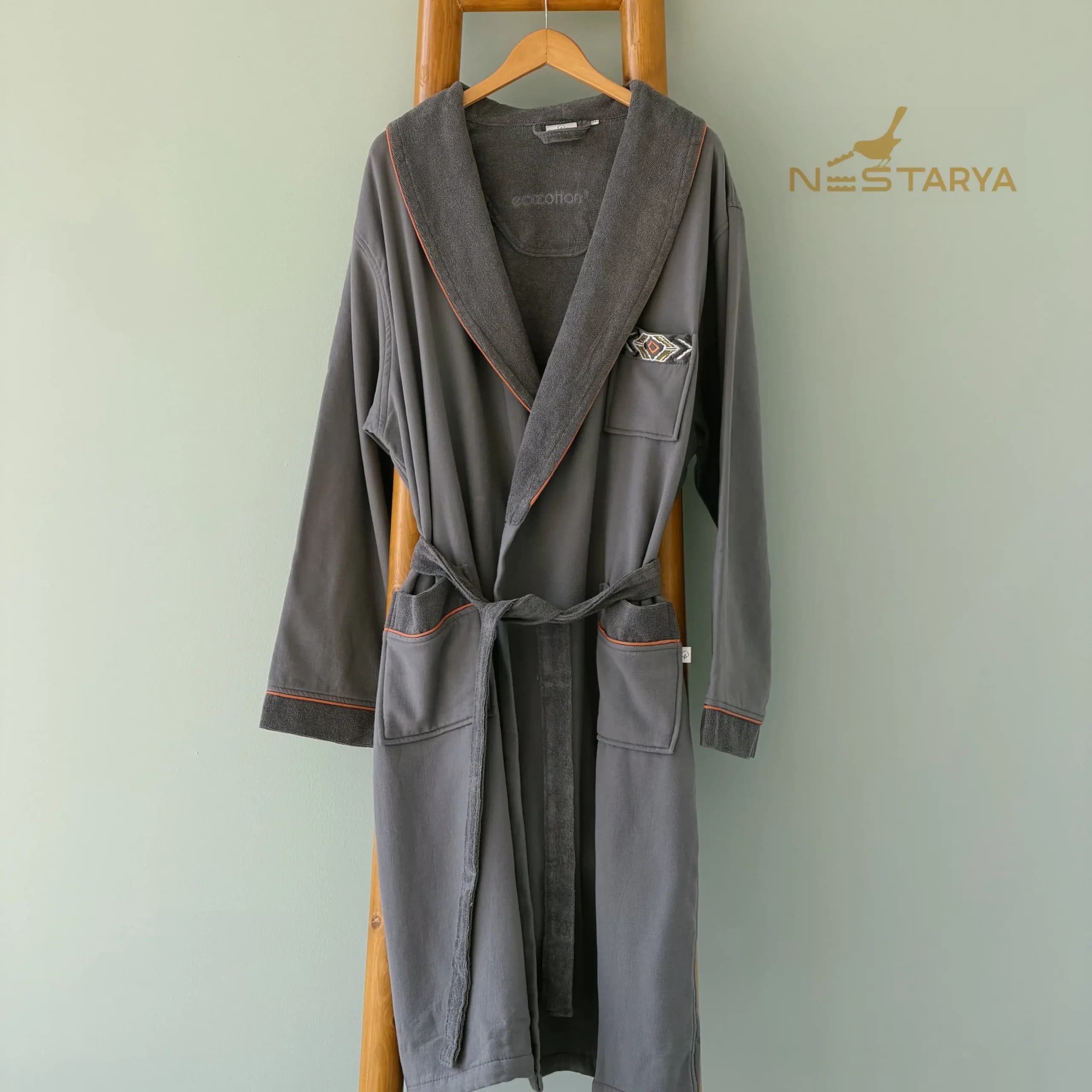حوله تن پوش مردانه برند ecocotton مدل Pamira — تصویر ۲