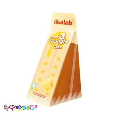 چیزکیک اسفنجی ژاپنی مثلثی با طعم پنیری OBALAB