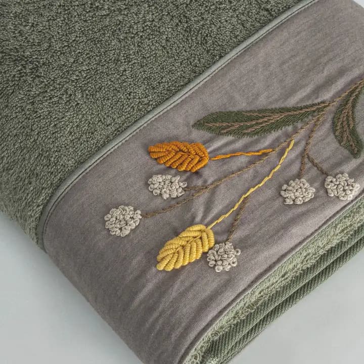 ست حوله ۱۰ تکه دونفره برند ecocotton مدل Farah — تصویر ۵