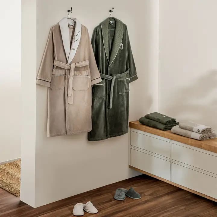 ست حوله ۱۰ تکه دونفره برند ecocotton مدل Derin — تصویر ۲
