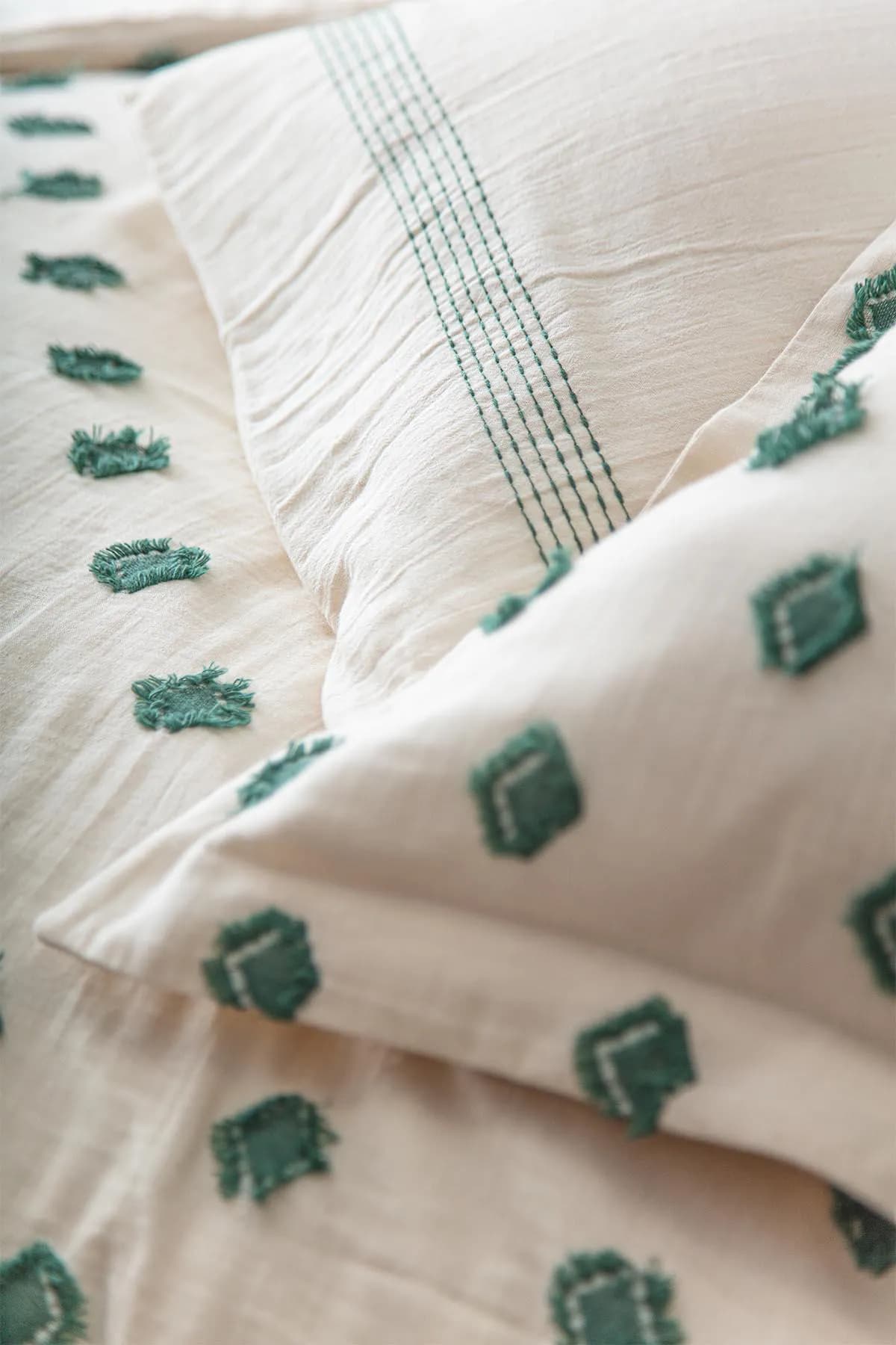 سرویس ملحفه Imre دونفره کینگ سایز برند ecocotton — تصویر ۴