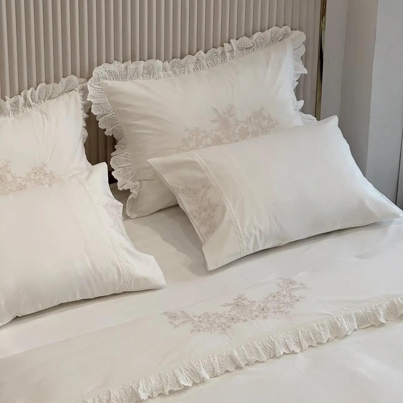 سرویس ملحفه Elsa دونفره کینگ سایز برند ecocotton — تصویر ۴