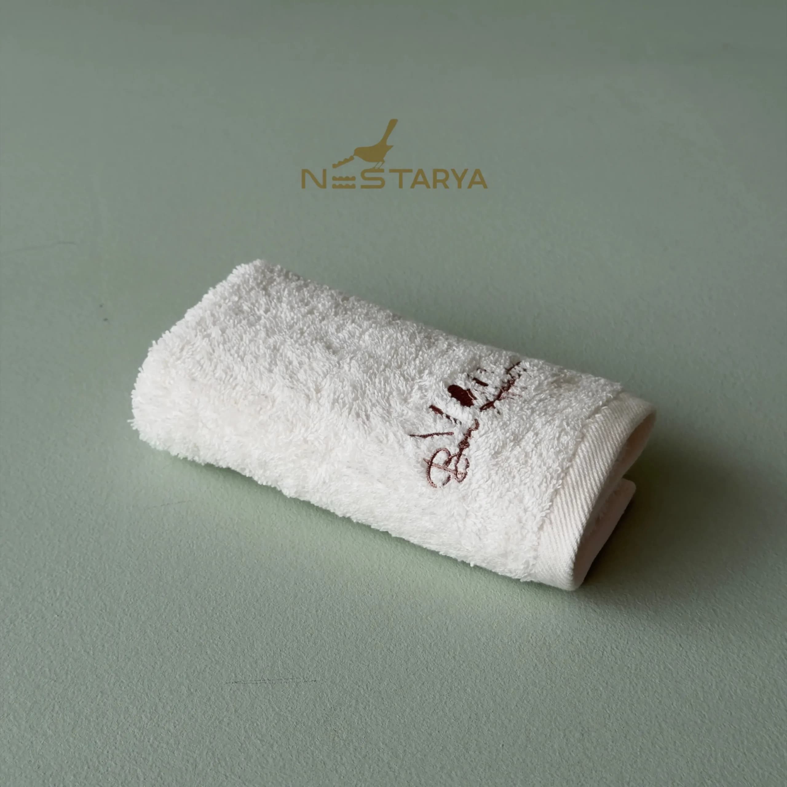 حوله آشپزخانه Mocha برند ecocotton سایز 50*30 — تصویر ۳