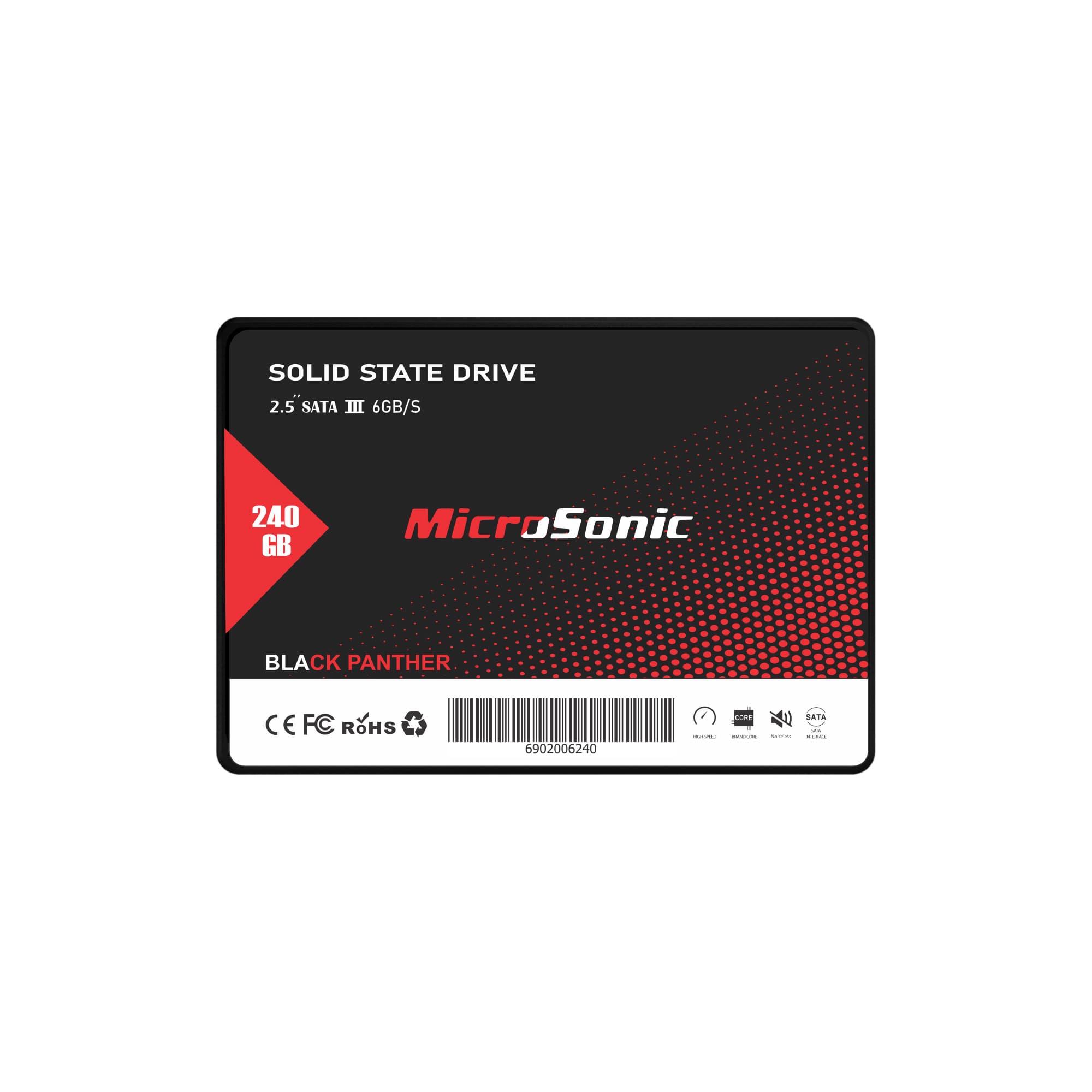 اس اس دی اینترنال SATA III میکروسونیک مدل PANTHER ظرفیت 240 گیگابایت — تصویر ۲