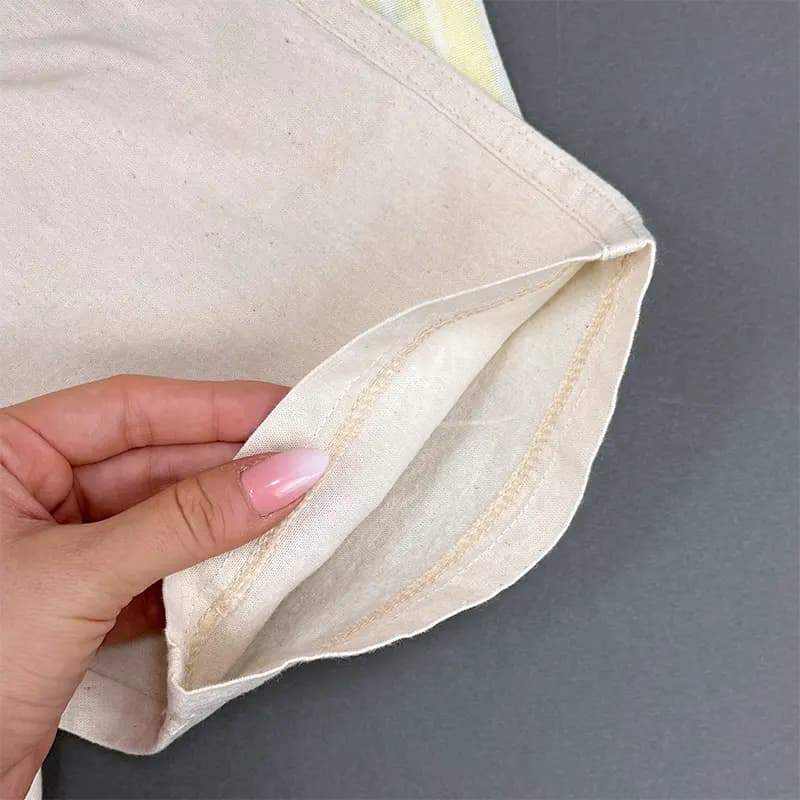 استایل آماده│شومیز لیمویی و شلوارک کرم بچگانه کد 1483 — تصویر ۶