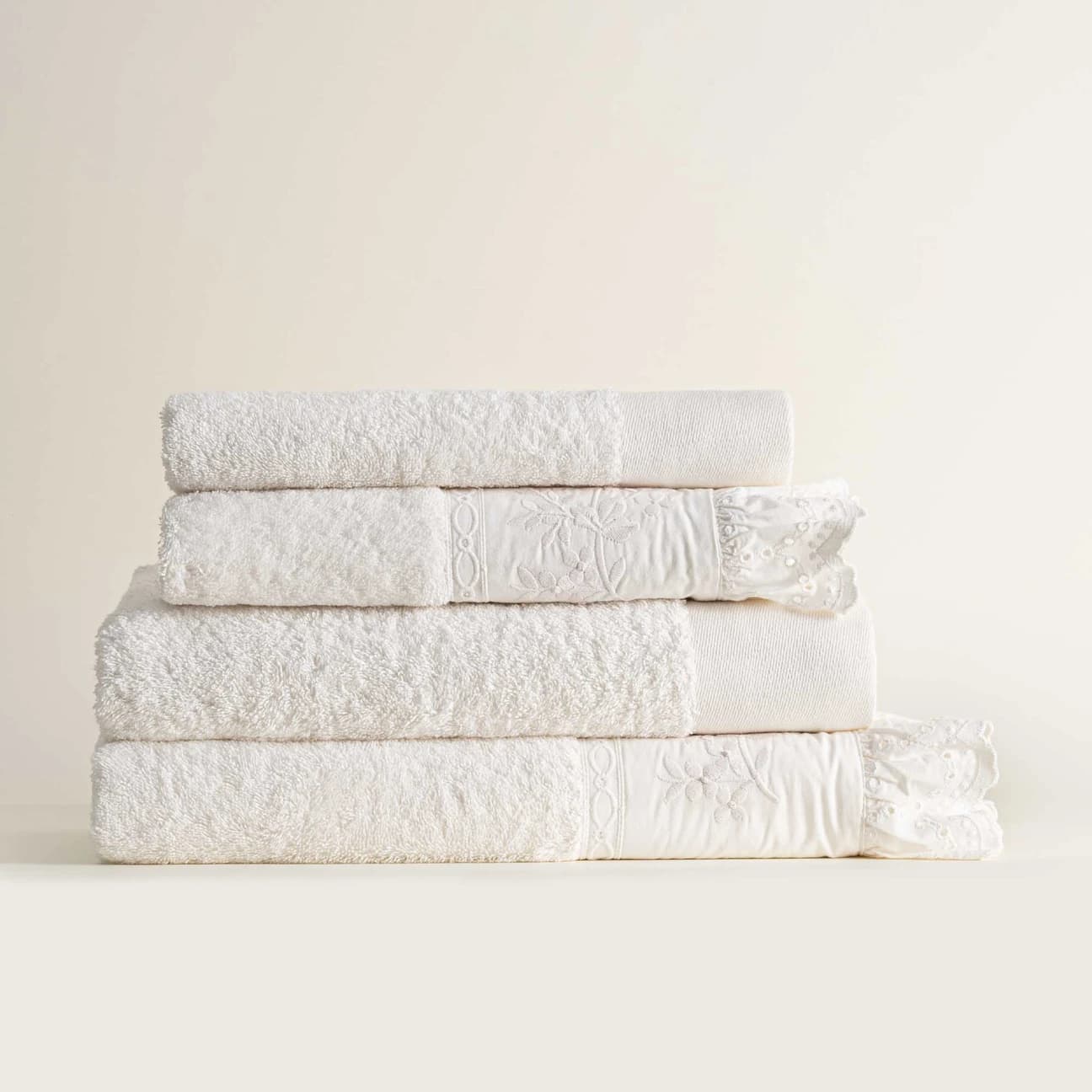 ست حوله ۱۰ تکه دونفره برند ecocotton مدل Elsa — تصویر ۷