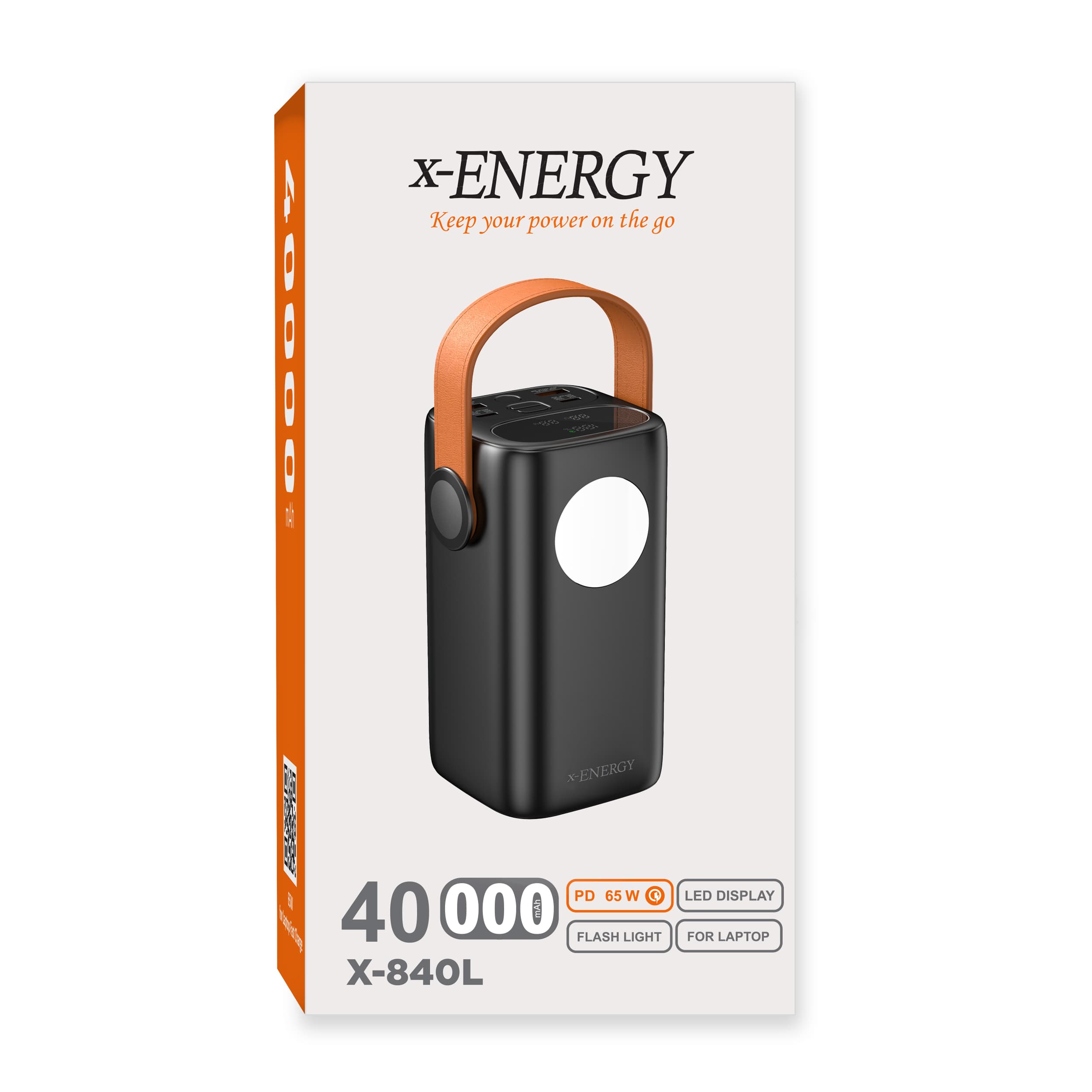 پاوربانک ایکس انرژی مدل X-840L 65W ظرفیت 40000 میلی آمپر ساعت — تصویر ۳