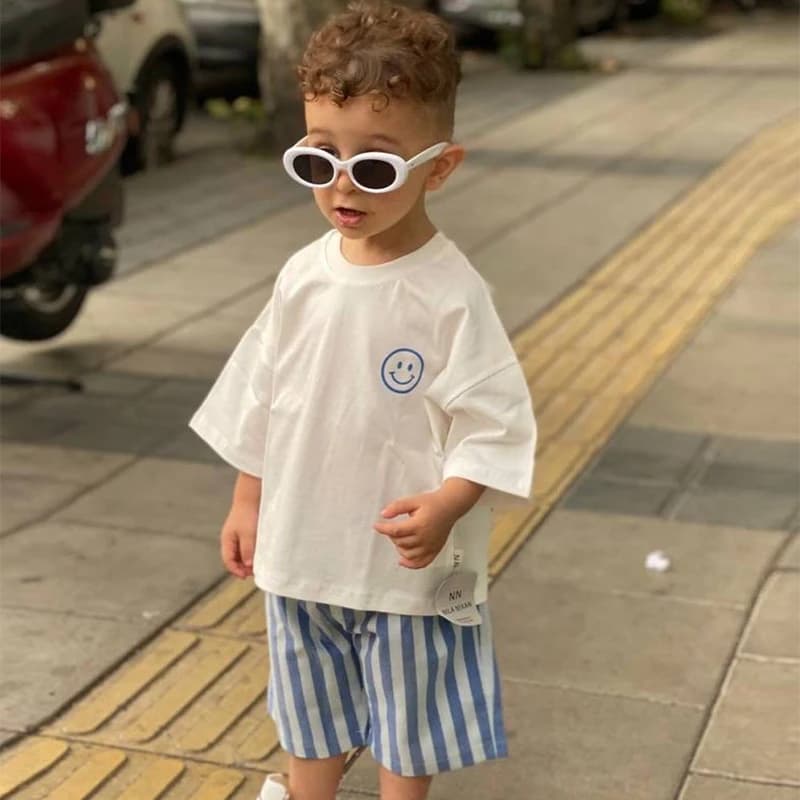 استایل آماده│تیشرت و شلوارک بچگانه طرح Dad’s Best Bud کد 1408 — تصویر ۵