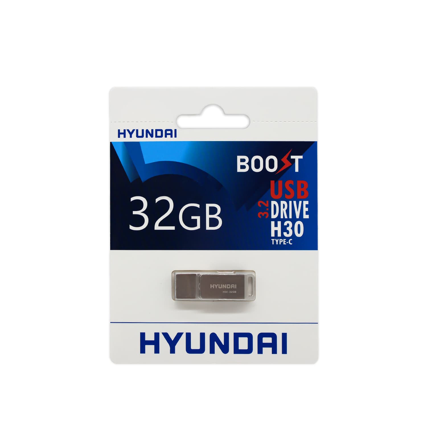 فلش مموری هیوندای مدل H30 3.2 ظرفیت 32 گیگابایت با رابط USB 3.2 — تصویر ۳