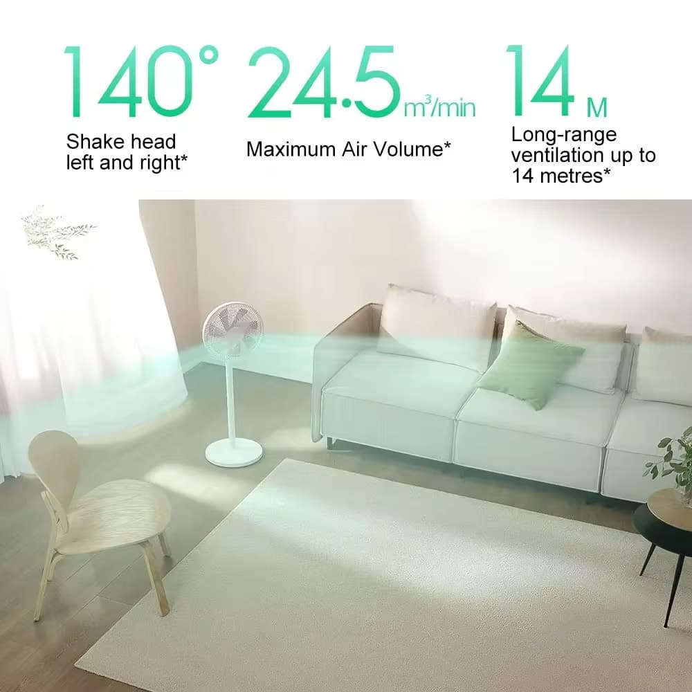 پنکه ایستاده شیائومی میجیا مدل MIJIA Smart DC Standing Fan 1X BPLDS07DM — تصویر ۴