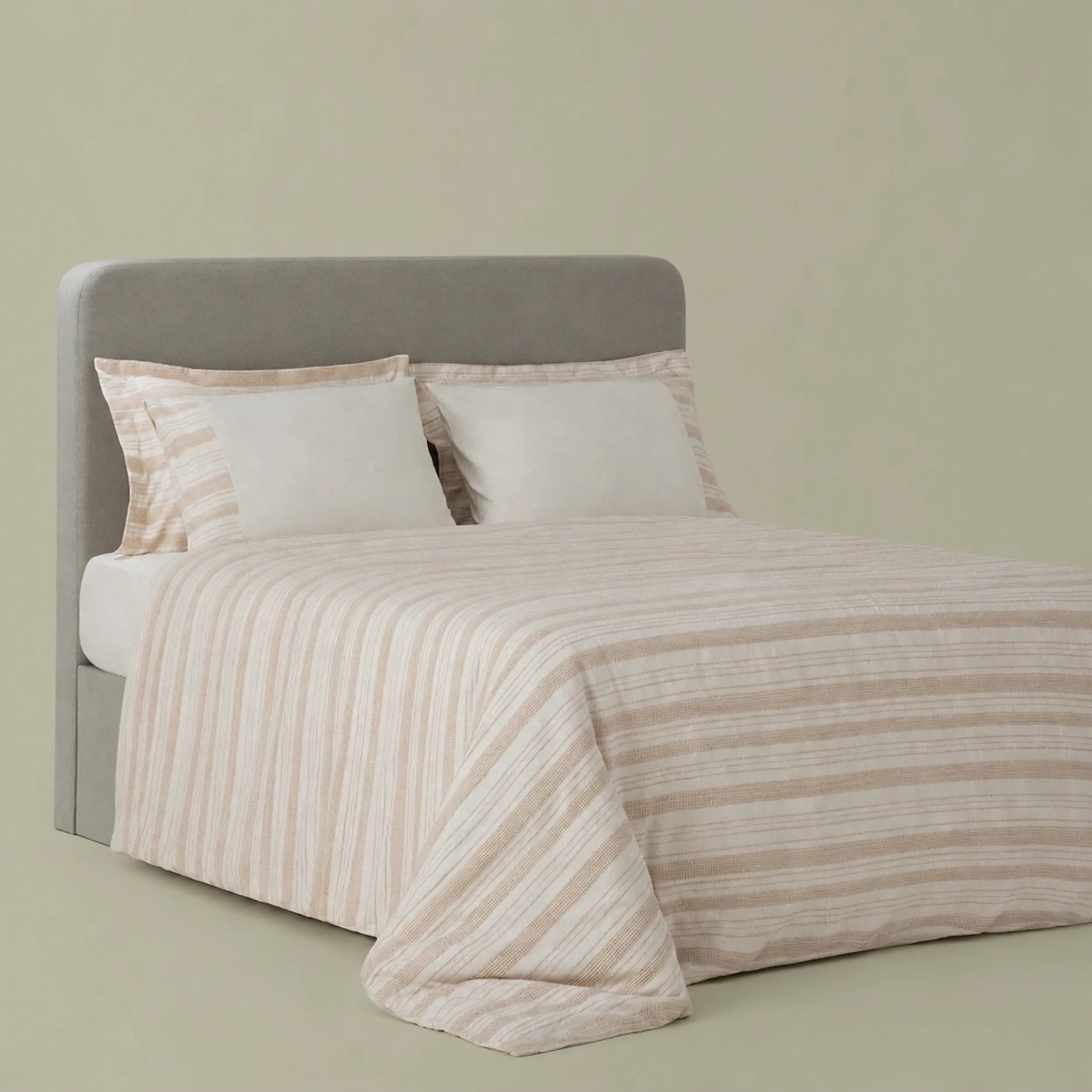 سرویس ملحفه Ikra دونفره کینگ سایز برند ecocotton