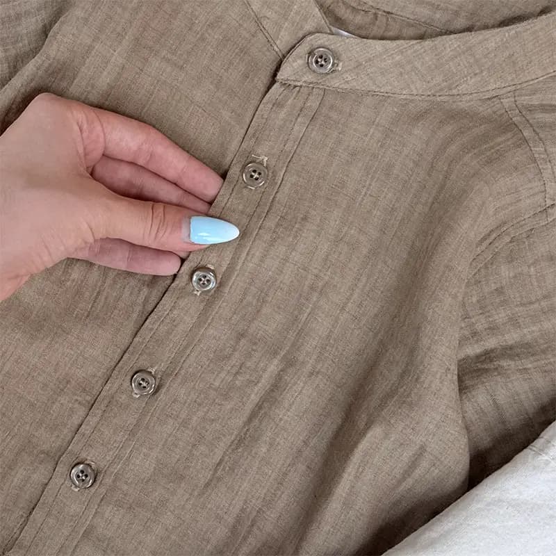 استایل آماده│شومیز نسکافه ای و بیلر شیری بچگانه کد 1442 — تصویر ۴