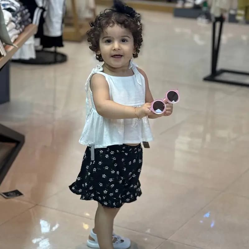 تاپ شلوارک گلدار دخترانه بهار و تابستانه مدل پاپاتیا کد 4293 — تصویر ۸