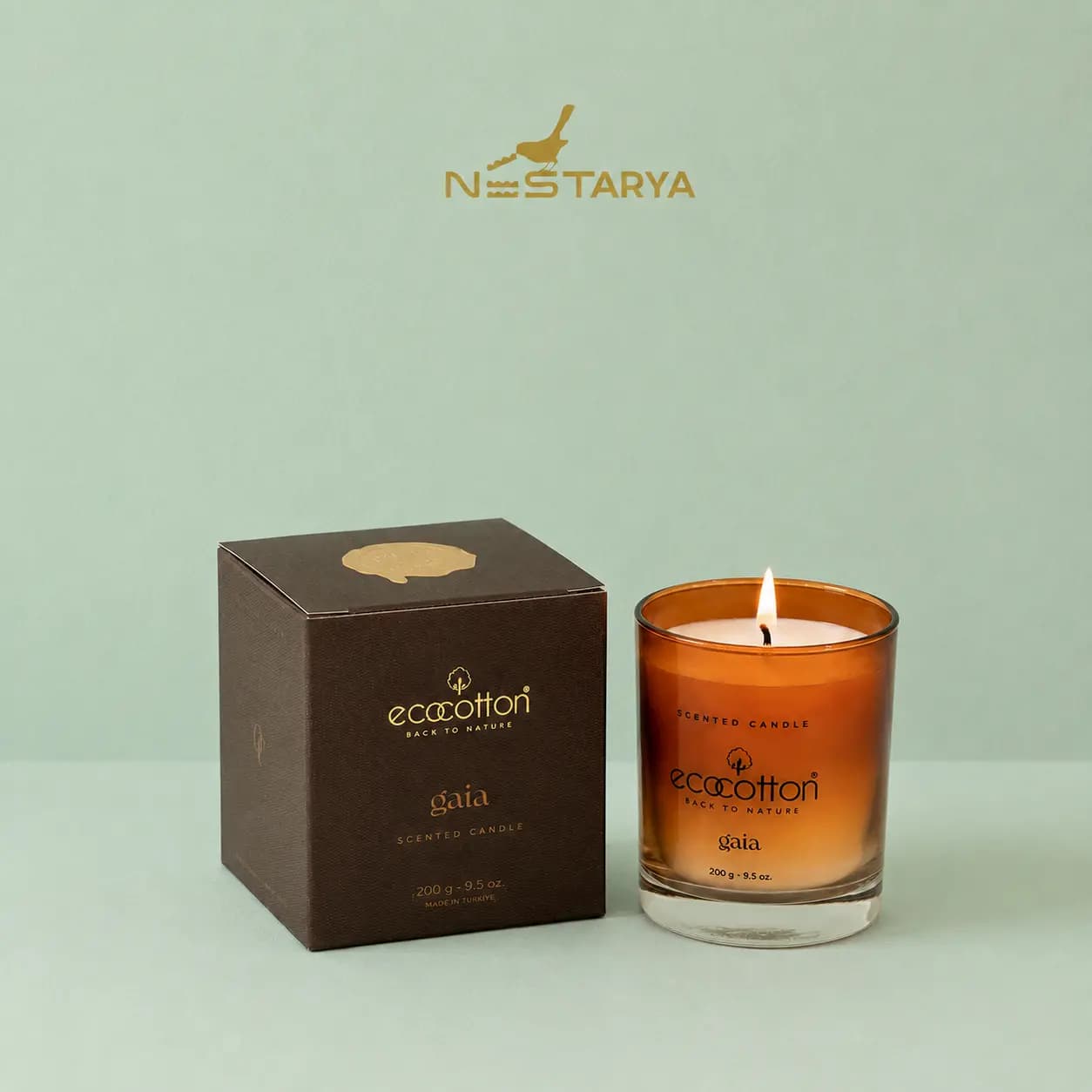شمع معطر مدل Gaia برند ecocotton