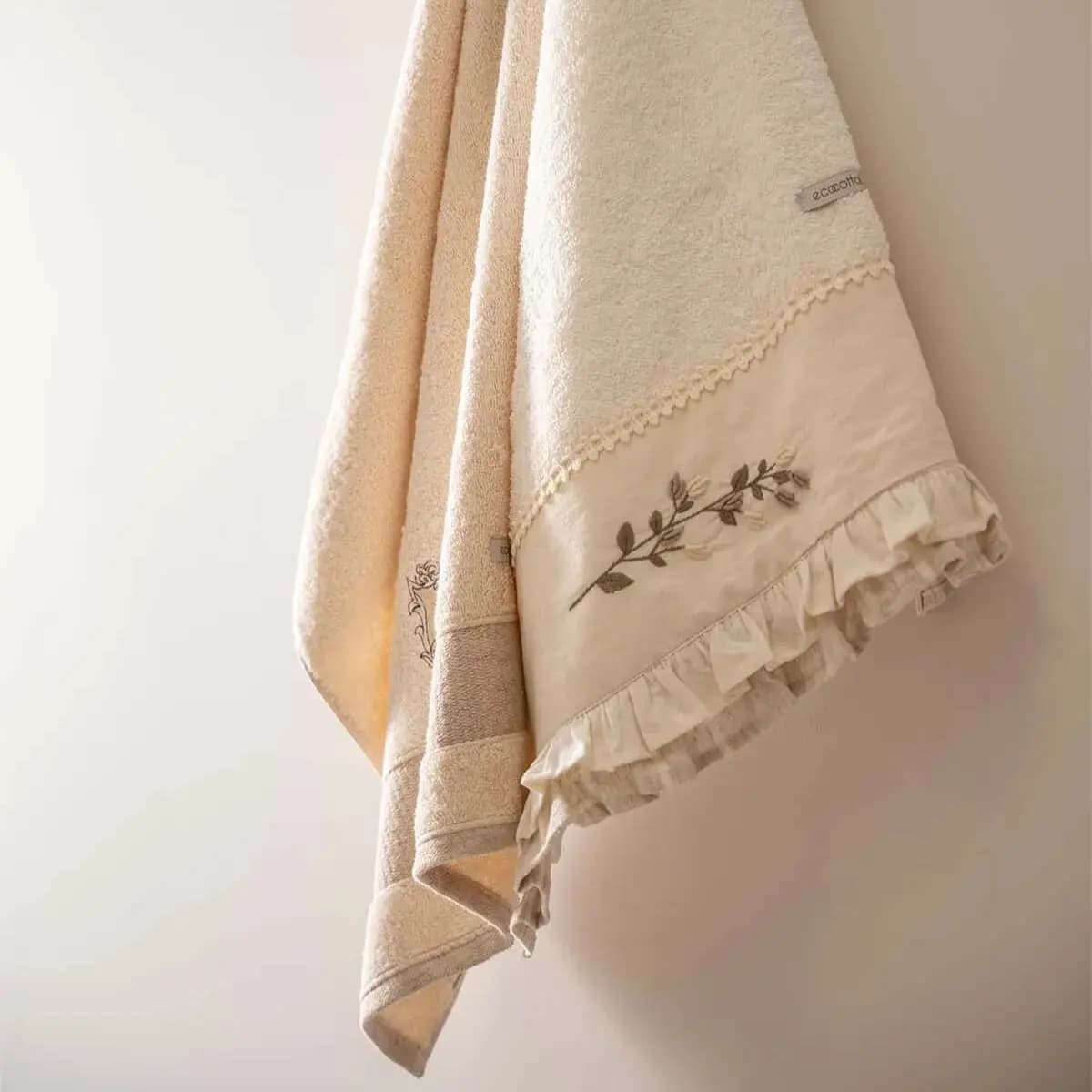 ست حوله ۱۰ تکه دونفره برند ecocotton مدل Leyna — تصویر ۷