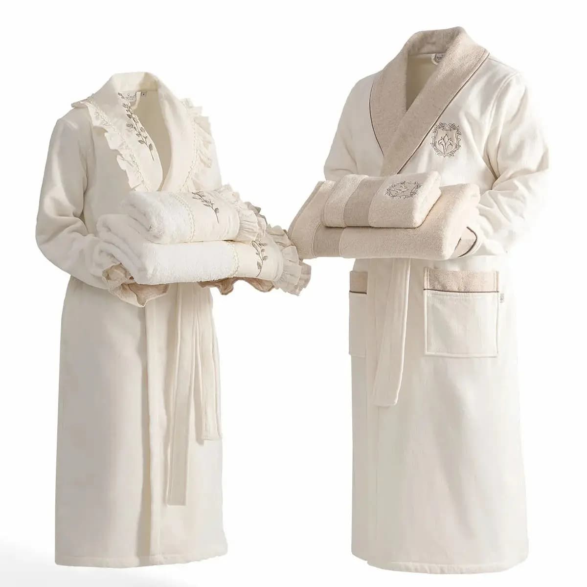 ست حوله ۱۰ تکه دونفره برند ecocotton مدل Leyna — تصویر ۲