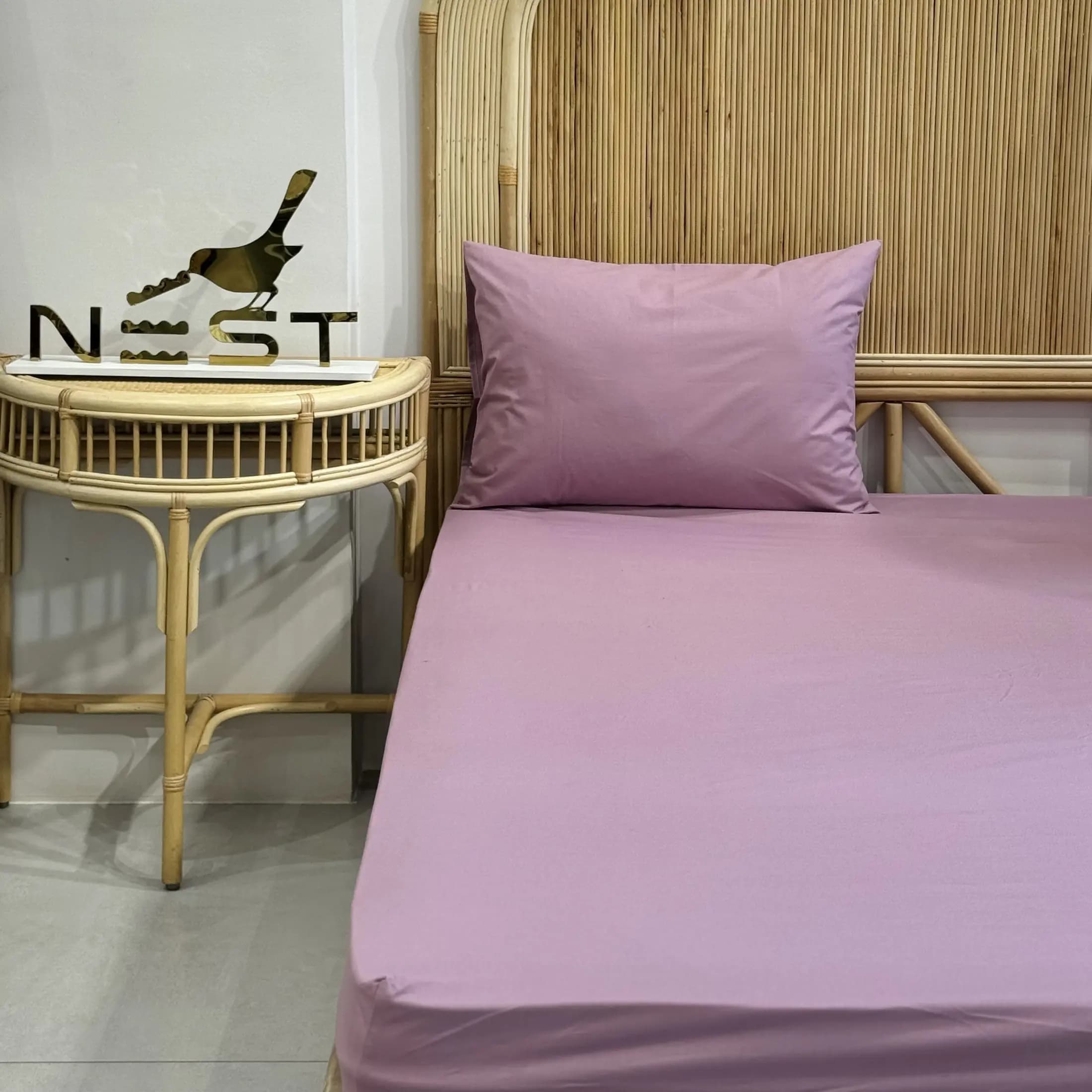نیم ست ملحفه کشدار 200 با روبالشی برند Nest — تصویر ۳