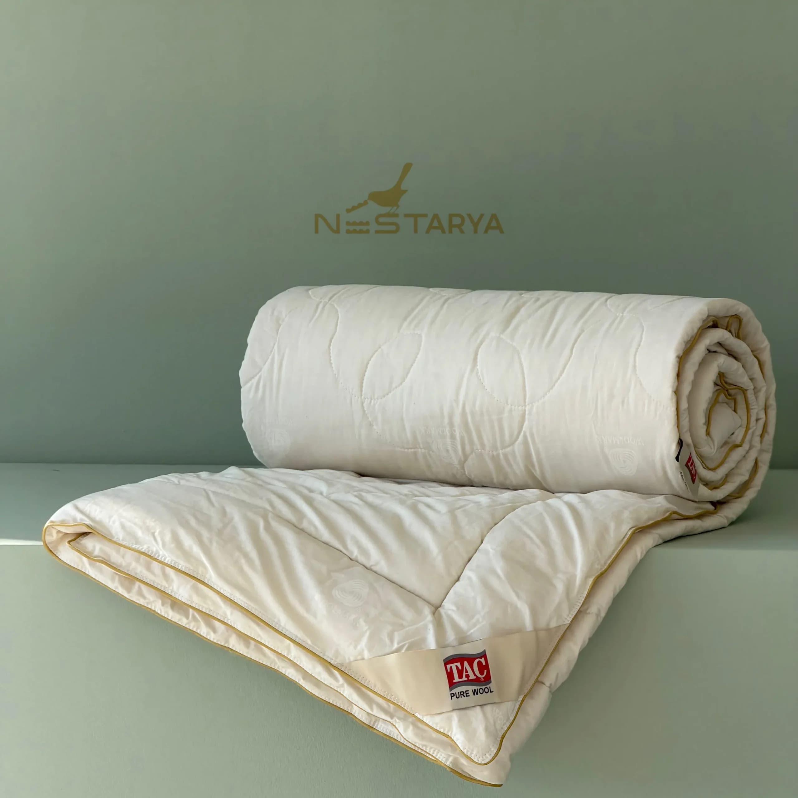 لحاف لایت Pure Wool برند Tac یک نفره 215*155