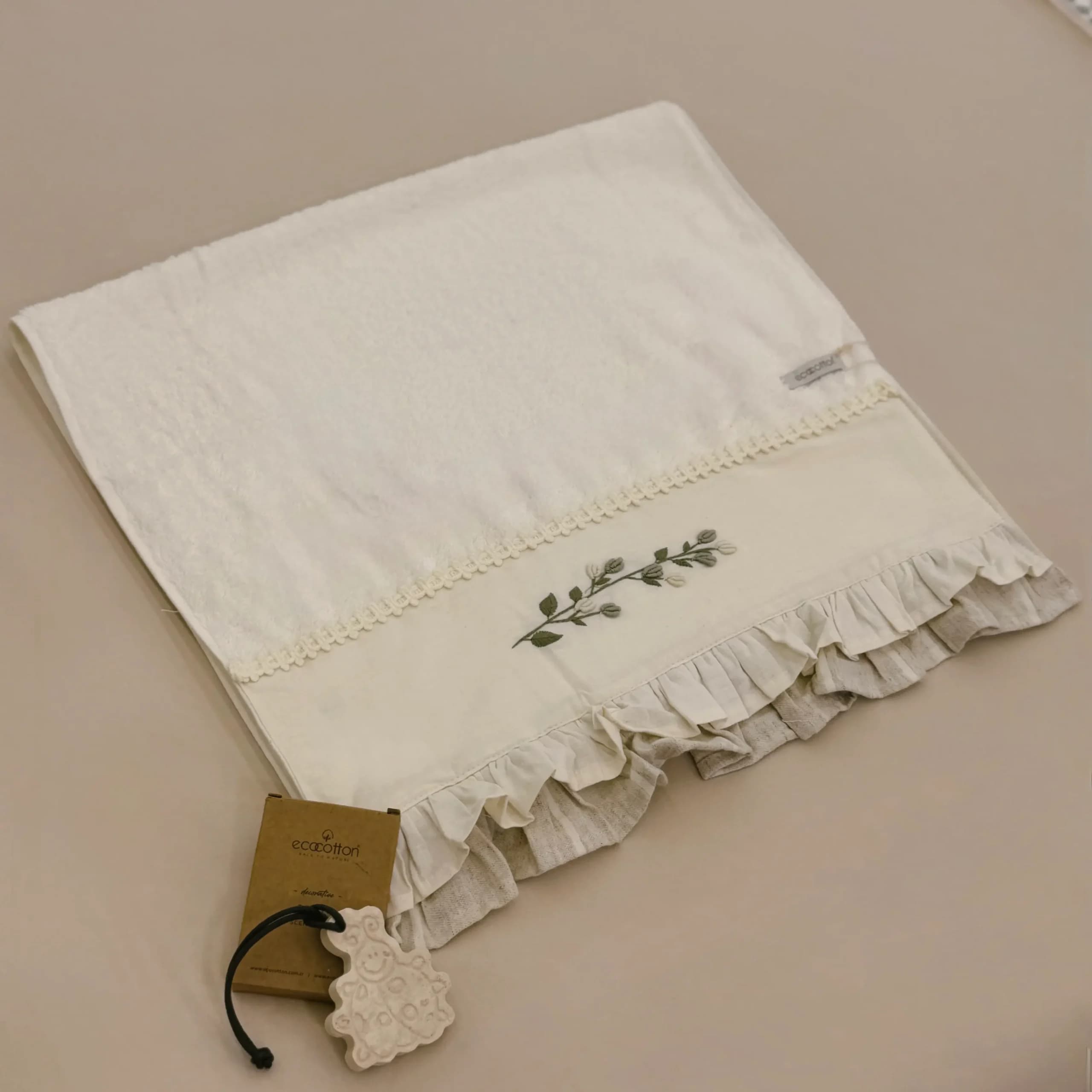 ست حوله تن پوش 4 تکه زنانه برند ecocotton مدل Leyna — تصویر ۴