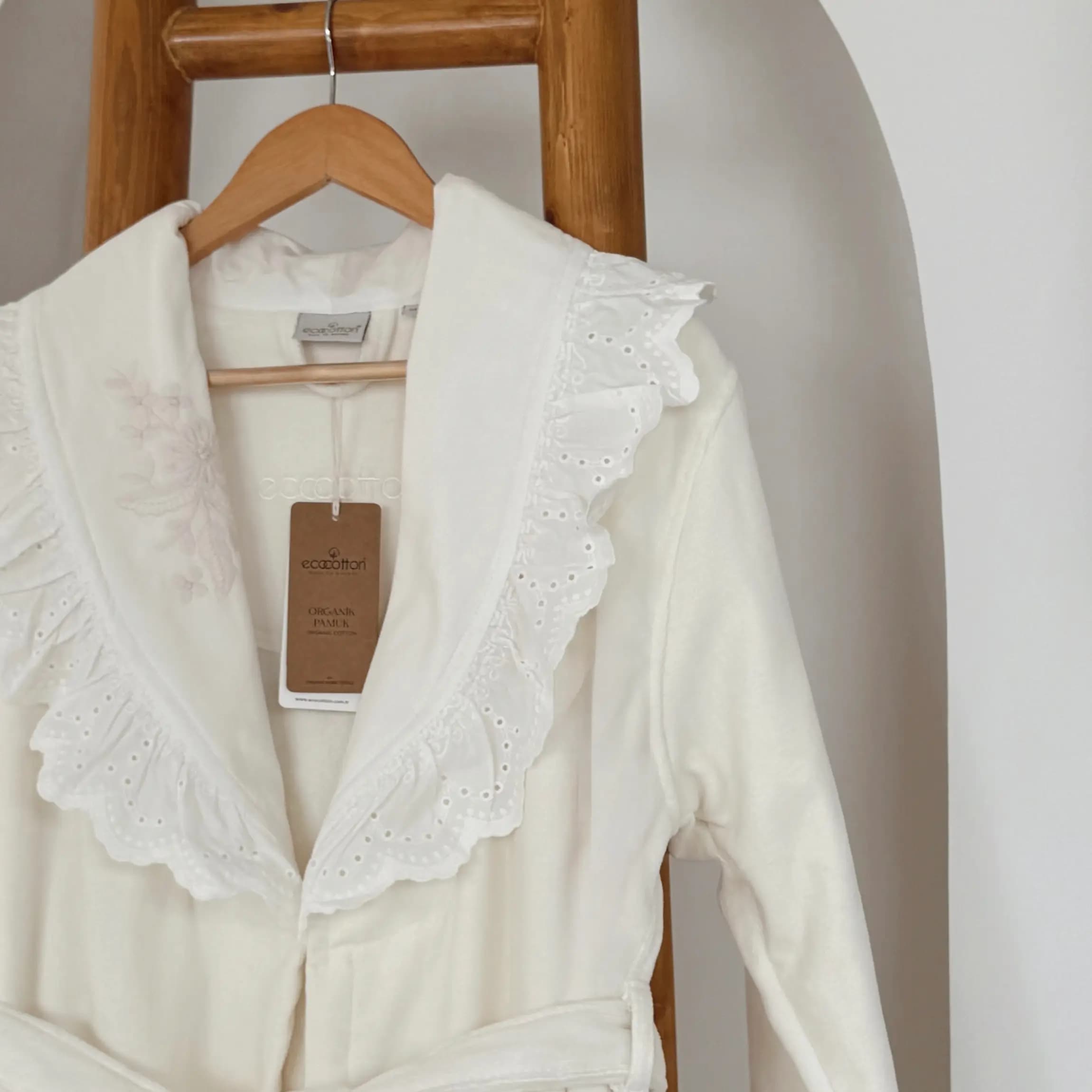 ست حوله تن پوش 4 تکه زنانه برند ecocotton مدل Elsa — تصویر ۷