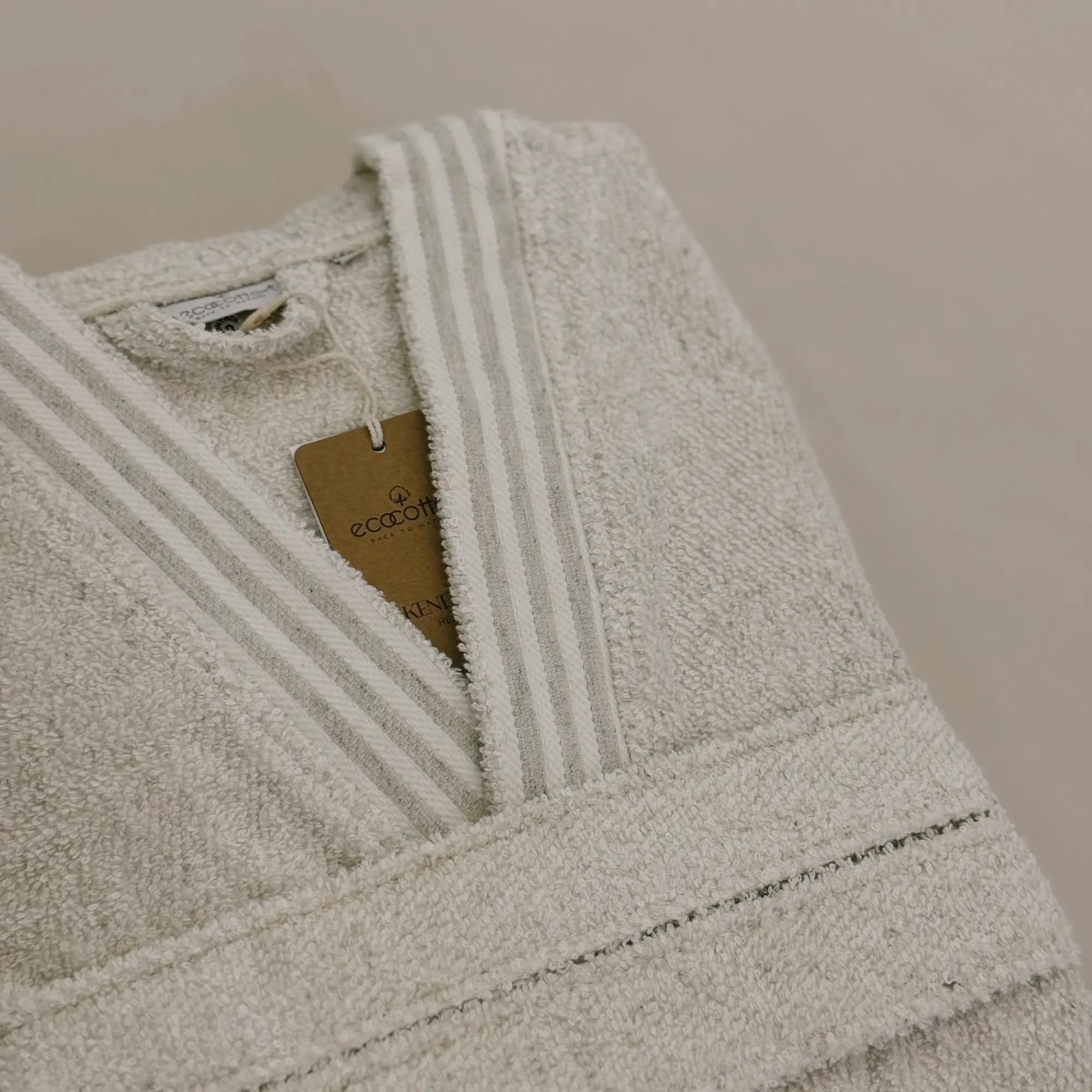 ست حوله تن پوش 4 تکه مردانه برند ecocotton مدل Raisa — تصویر ۳