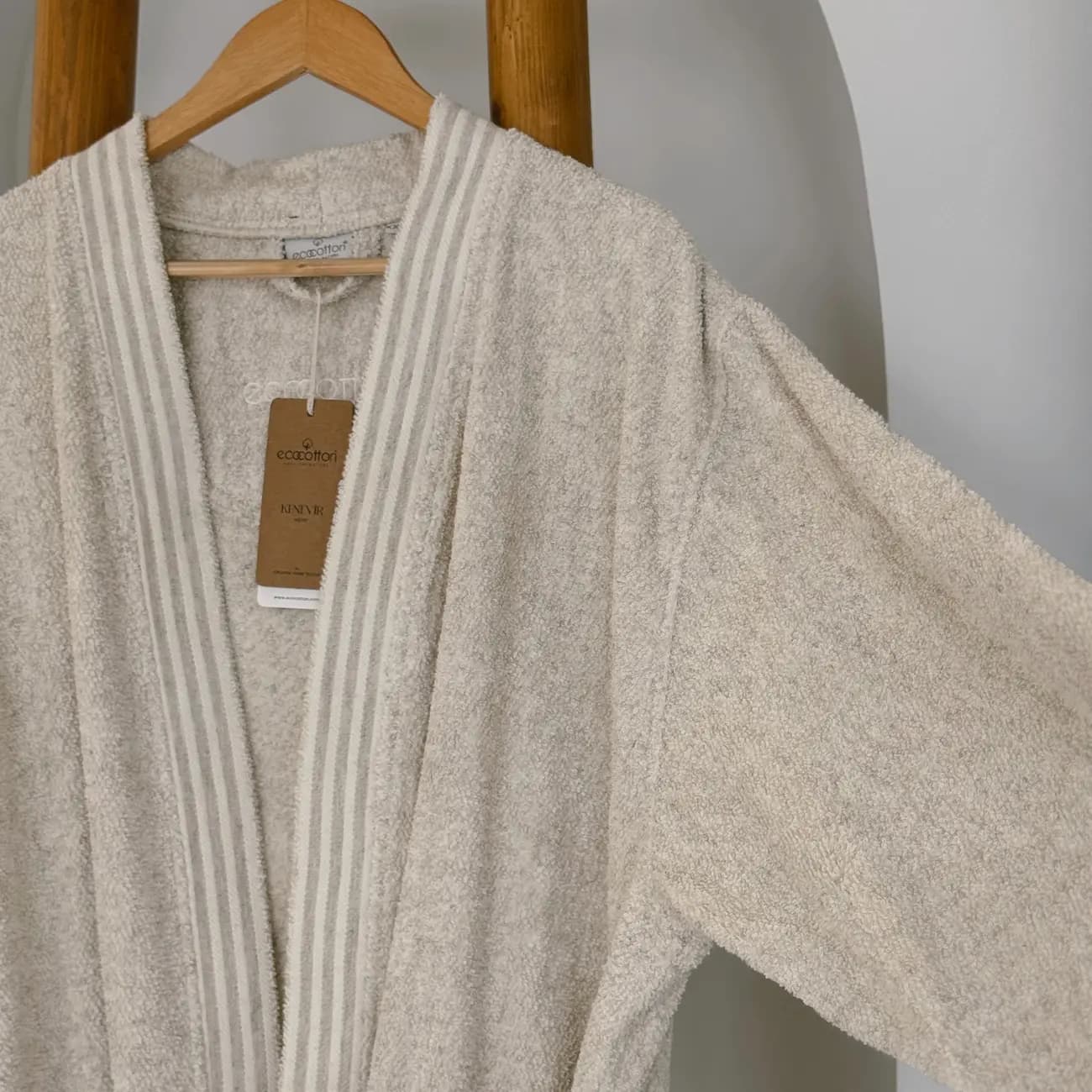 ست حوله تن پوش 4 تکه مردانه برند ecocotton مدل Raisa — تصویر ۷