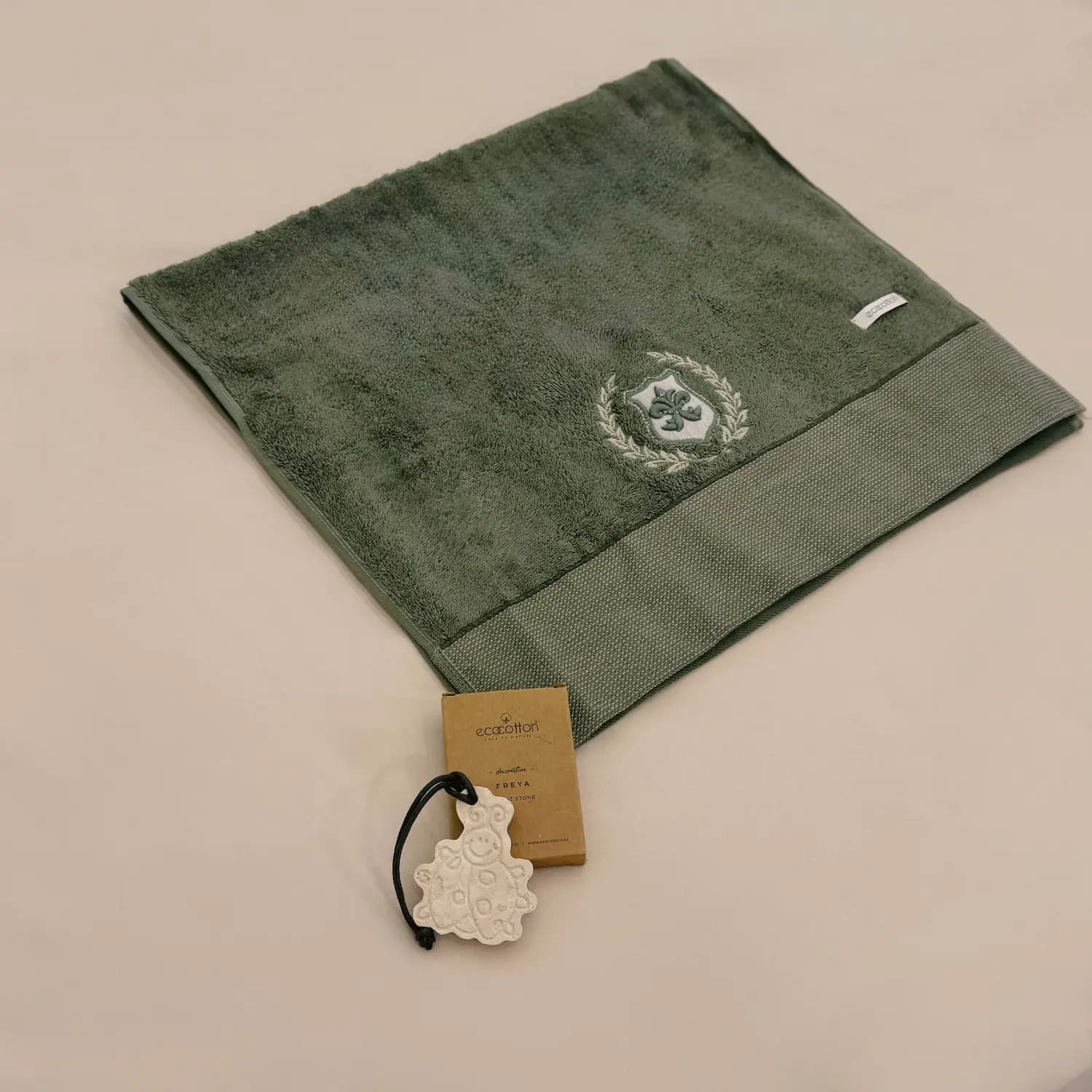 ست حوله تن پوش 4 تکه مردانه برند ecocotton مدل Masal — تصویر ۳