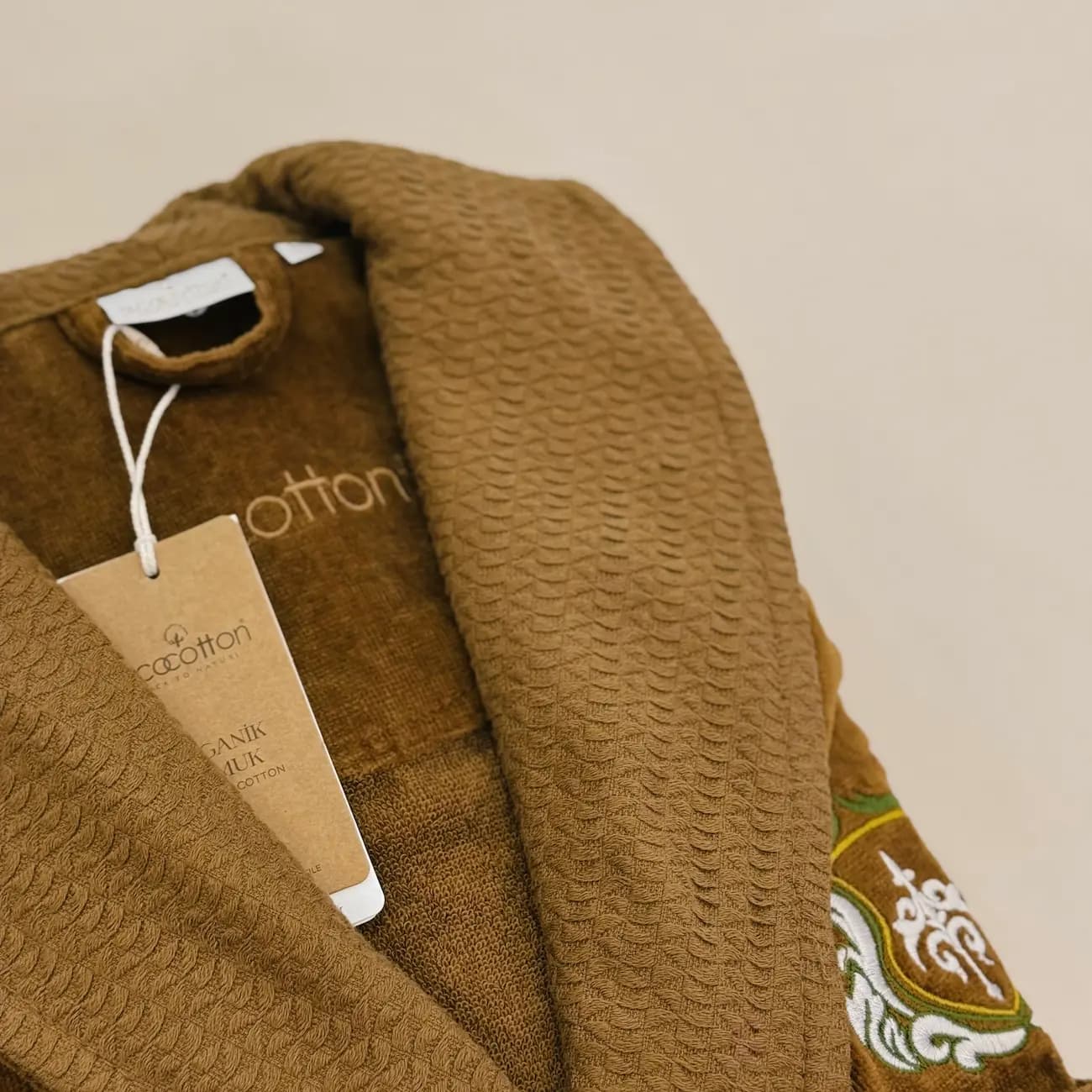ست حوله تن پوش 4 تکه مردانه برند ecocotton مدل Farah — تصویر ۳