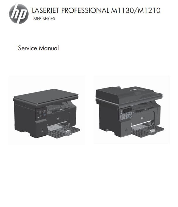 سرویس منوال پرینتر Hp M1132 M1212 series — تصویر ۲