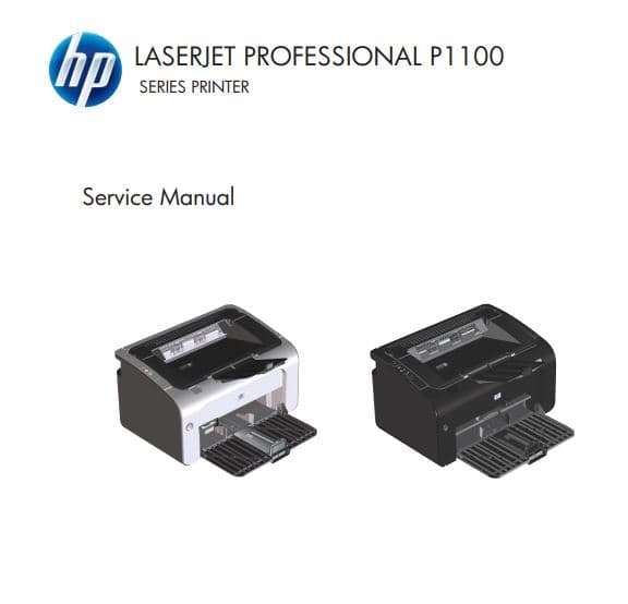 سرویس منوال پرینتر Hp p1100 series