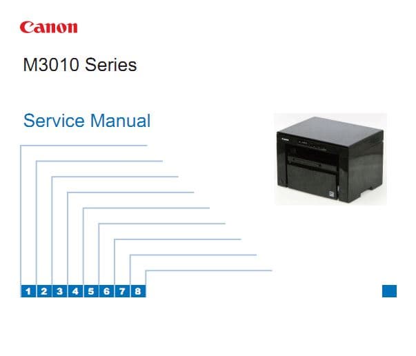 سرویس منوال پرینتر سه کاره کنون Canon Mf 3010