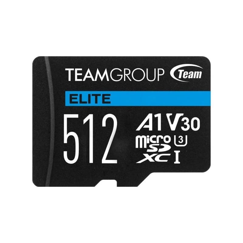 کارت حافظه MICROSD XC تیم گروپ مدل ELITE کلاس 10 استاندارد UHS-I U3 A1 V30 سرعت 100MBps ظرفیت 512 گیگابایت