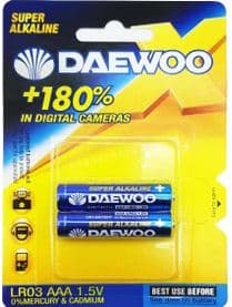 باتری آلکالاین نیم قلمی دوو Daewoo