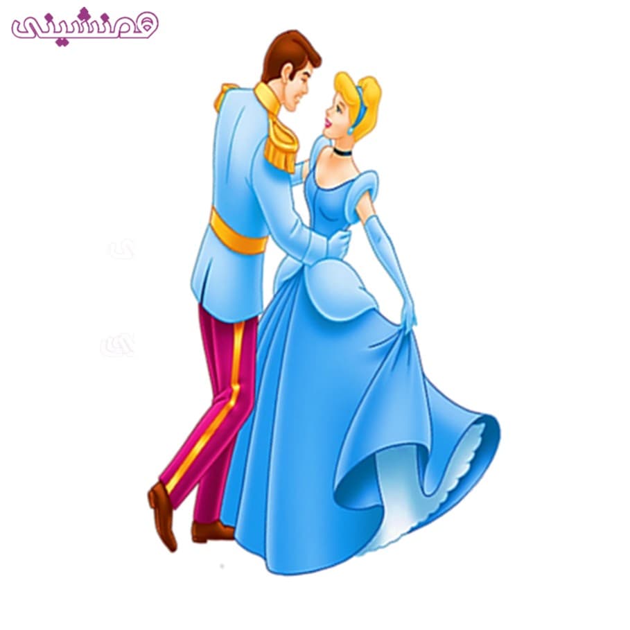 استند چوبی 40 سانتی مدل سیندرلا و شاهزاده