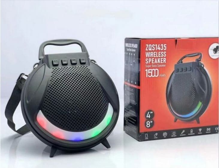 اسپیکر بلوتوثی ZQS-1435M میکروفون دار — تصویر ۲