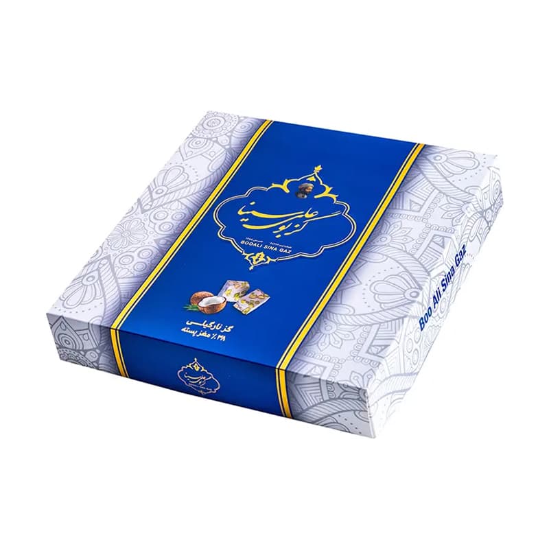 گز بوعلی آردی نارگیلی ۳۸ درصد پسته ۴۵۰ گرمی
