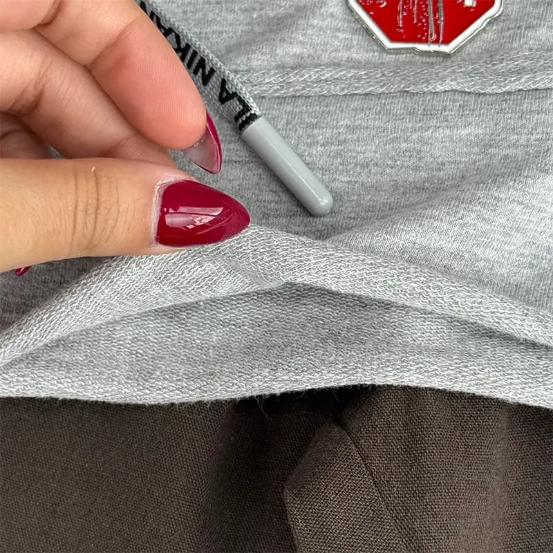 ست وست شلوارک پسرانه کلاه دار مناسب بهار و تابستان کد 1284 — تصویر ۹