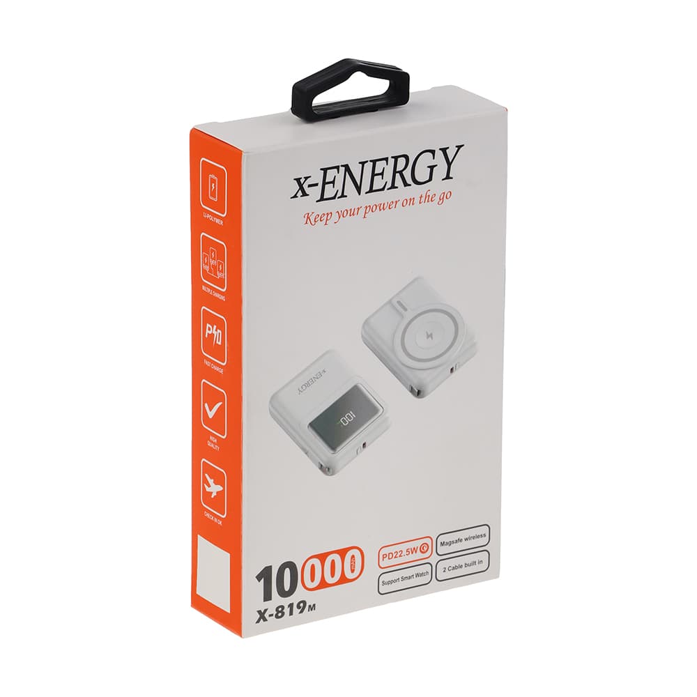 پاوربانک ایکس انرژی مدل X-819M 22.5W ظرفیت 10000 میلی آمپر ساعت — تصویر ۵