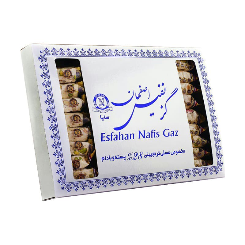 گز نفیس لقمه ۲۸ درصد مخلوط ۴۰۰ گرمی — تصویر ۲