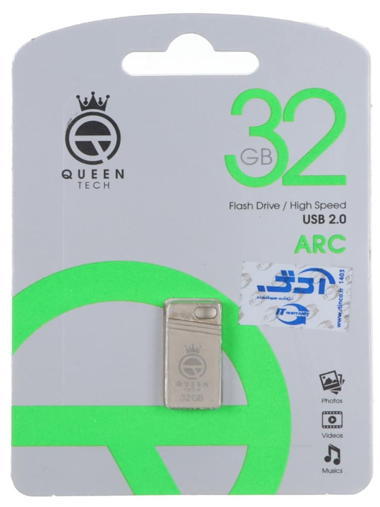 فلش مموری 32 گیگابایت QueenTech ARC