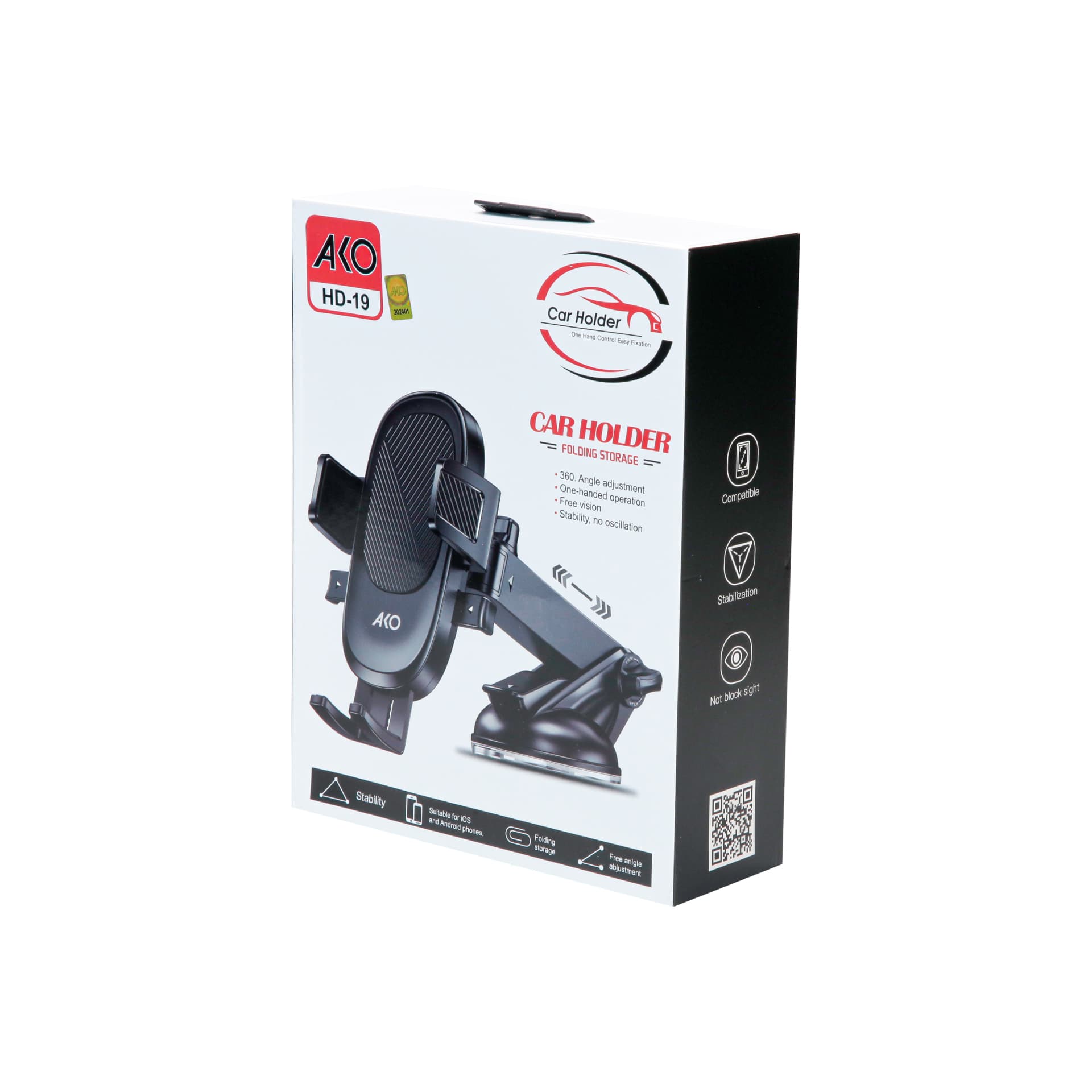 هولدر ماشینی گوشی موبایل آکو مدل HD-19