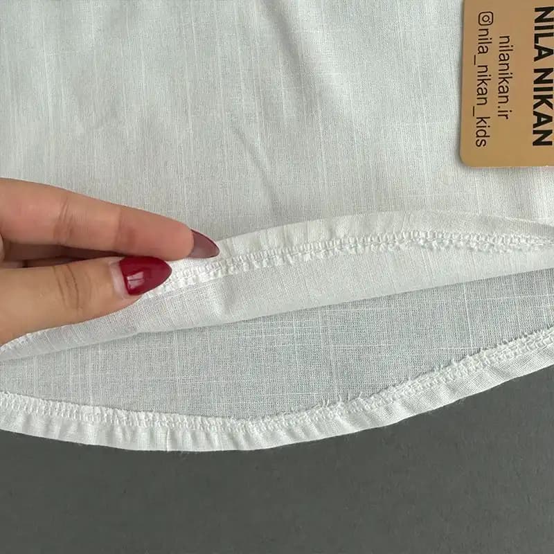 ست شومیز و شلوارک پسرانه کلاسیک بهار و تابستانه کد 1315 — تصویر ۷