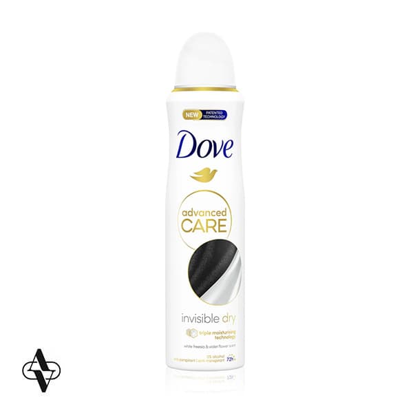 اسپری ضدتعریق ۷۲ ساعته داو مدل Advanced Care Invisible Dry