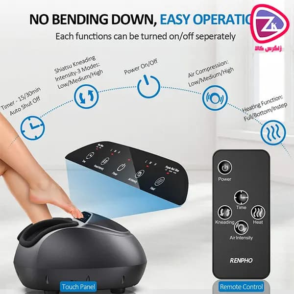ماساژور پا رنفو مدل RENPHO RF-FM059R — تصویر ۴