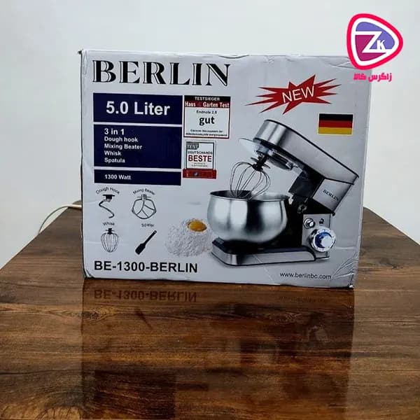 همزن کاسه دار ۵ لیتر برلین مدل BE1300D — تصویر ۶